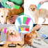 Maitys 8 Pieces Flea Lice Combs, Double Sided Lice and Nit Removal Hair Grooming Comb for Humans Pets (Pink, Light