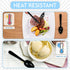 Klex 600 Count Heavy Weight Disposable Plastic Spoons, BPA Free, Heat Resistant, 6.3", Black