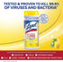 Lysol Disinfectant Wipes, Multi-Surface Antibacterial Cleaning Wipes, Lemon and Lime Blossom, 35 Count (Pack of 3)