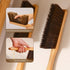 Hand Broom, Dust Brush with Wood Handle, Horse Hair Duster for Counter, Bench, Car, Furniture, Bed, Woodworking Cleaning