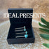 Western Style Hair Bobby Pins, 4 Pcs Women's Turquoise Howlite Stone Hair Clip Cowgirl Chic Retro Accessories
