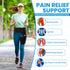 5-in-1 Ortho Hip Brace for Sciatica Pain Relief – Adjustable Groin Compression Wrap, Hamstring & Thigh Brace for M/L