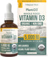 Plant-D3 Organic Vitamin D3 5000 IU - Vegan, Max Strength Sublingual Liquid
