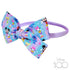 LUV HER Baby Accessories Adorable Baby Headband Bows Soft Elastic Newborn Girl Essentials Baby Hair Product Printed Headbands for Baby Girls Colorful Newborn Headband Bows