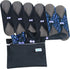 Leekalos Reusable Bamboo Cloth Pads, Light Incontinence Pads - Pack of 6 with 1 Small Wet Bag