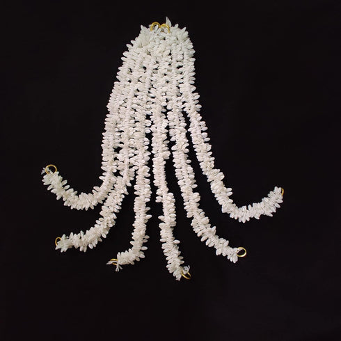Artificial Hair Gajra, Sets of 2 and 4 Gajra Bands, 4strings2bands