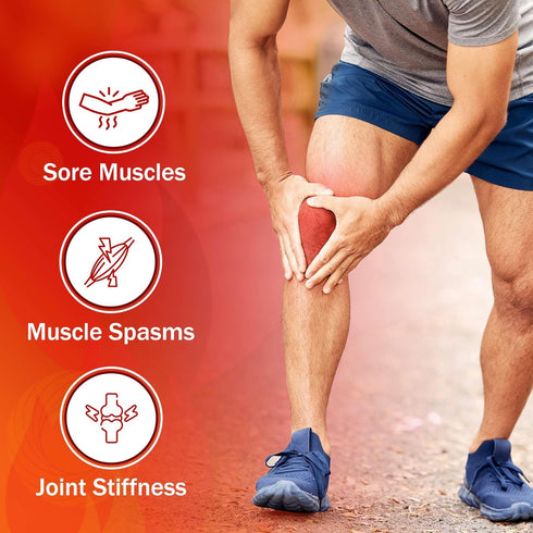 Instant Hot Compress (6 Hot Packs) for Pain Relief, Sore Muscles, Muscle Spasms, Joint Stiffness