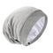 Silk Satin Lined Bonnet Sleep Cap, Adjustable Hair Wrap Cover for Curly Hair Protection for Women and Men - Light Grey