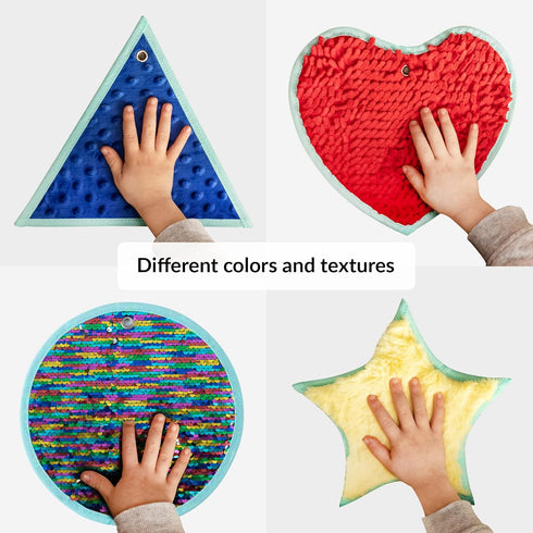 ODOXIA Sensory Mats for Autistic Children | Sensory Tiles for Kids | Sensory Wall Panel | Sensory Mats (Shapes) |