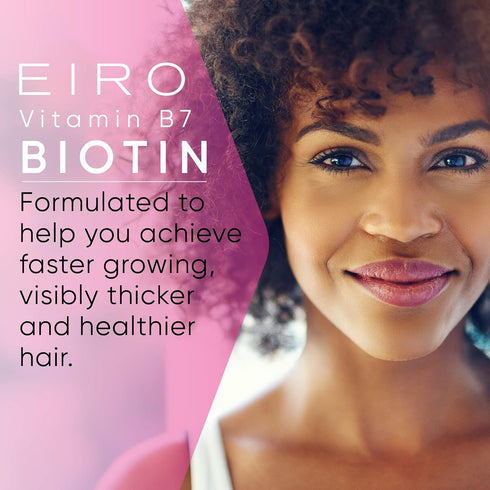 EIRO Biotin Liquid Drops | 6000mcg per Serving for Healthier, Stronger Hair & Nails | Superior Absorption