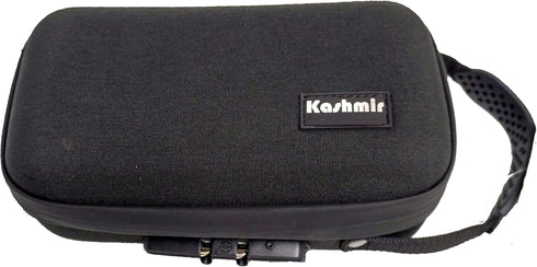 Kashmir Accessories Case with Carbon Lining, Waterproof Storage Bag with Combination Lock for Home & Travel Use