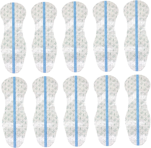 Licsaliwe 10Pcs Menstrual Pads for Swimming, Waterproof Thong Pads Panty Liners, Private Patches