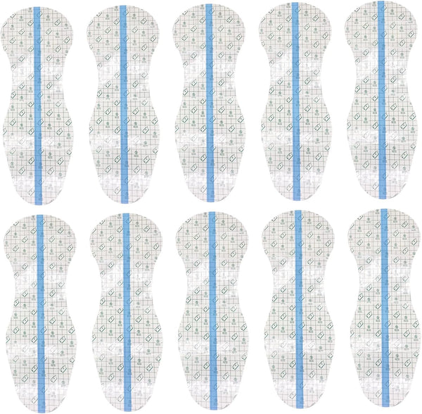 Licsaliwe 10Pcs Menstrual Pads for Swimming, Waterproof Thong Pads Panty Liners, Private Patches