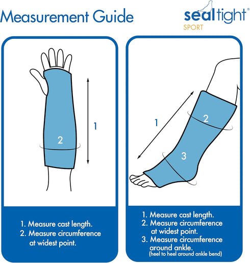 Brownmed Seal Tight Sport Arm - Waterproof Cast Cover & Bandage for Swimming & Showers - Durable Adult Long Arm