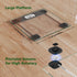 Scale for Body Weight, Digital Bathroom Weighing Bath Scale, Tempered Glass LCD Display, 400lbs