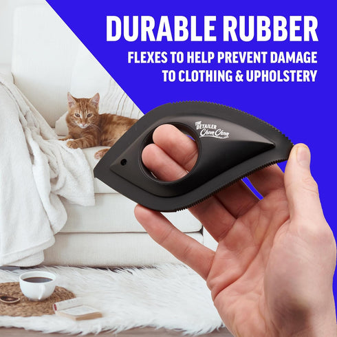 Chom Chom Detailer Tool for Pet Hair Remover and Lint, Portable Multi-Surface Fur Removal Tool for Furniture, Couch