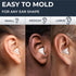 Peace&Quiet PQ Wax Ear Plugs - 15 Soft Silicone Gel Wax Earplugs for Sleeping, Swimming, 32 Db Noise Cancelling
