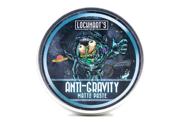 Lockhart’s Anti-Gravity Matte Paste – Award-Winning Hybrid Clay/Fiber/Wax for Men (3.4 oz) – Firm, All-Day Reworkable