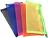 Outman Multipurpose Nylon Mesh Cosmetic Bag - Pack of 5 Travel Cases & Pencil Case Organizers