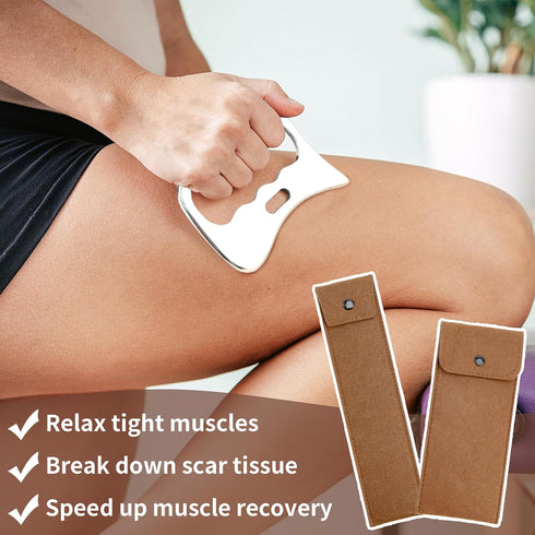 TaShow 4 1 Elbows, Muscle Scraper Tool, in Gua Sha Body Tool with Long Bar and Derma Edge for Physical Therapy