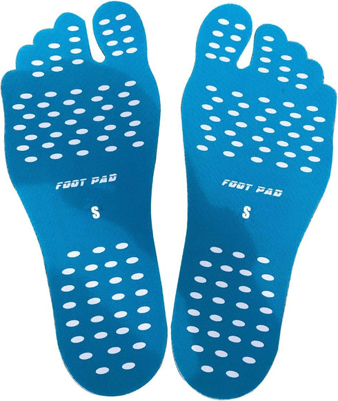 Invisible Barefoot Shoes, Flexible Anti-Slip Design for Pool, Park, Lawn, 3 Pairs/Pack