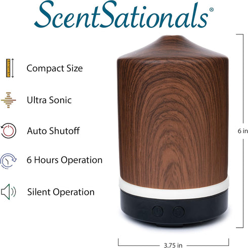 Scentsationals Eclectic Diffuser, Scented Essential Oils, Classic Aromatherapy Aroma User, Electric Fragrance Home Air