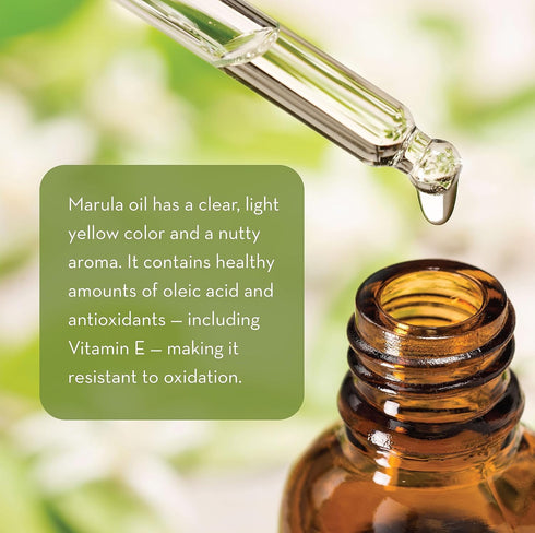 Pure Body Naturals Marula Facial Oil, 1 Fluid Ounce - Cold-pressed Luxury Beauty Oil for Face and Hair