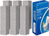 4TH Pumice Stone for Toilet Bowl Cleaning - Scouring Stick Removes Limescale Stain, Hard Water Ring, Calcium (6 Pack)