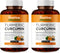 Turmeric Curcumin with BioPerine - 240 Vegetarian Capsules - Black Pepper and Ginger for Advanced Absorption, Joints