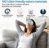 Sleep Mask, Silk Eye Mask for Sleeping with Adjustable Strap, Comfortable & Soft Eyeshade for Night Sleep (Light Blue)