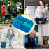 Pill Organizer Case - Portable 6 Compartment Daily Travel Medicine Reminder Box, 2 Pack, Blue