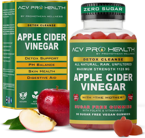 Gummies Gummies Gummy (90 Count) ACV with Sugar Makes No Sense! Apple Cider Vinegar Sugar Free Low Carb Advanced Keto
