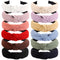 VELSCRUN 12 Pack Fashion Headbands for Women and Girls, Knotted Non-Slip Hair Bands for Thin Thick Short Hair