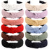 VELSCRUN 12 Pack Fashion Headbands for Women and Girls, Knotted Non-Slip Hair Bands for Thin Thick Short Hair
