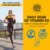Vitamin D3 Drops for Adults - 4-Month Supply, Water-Soluble Liquid Non-GMO Kosher Supplement