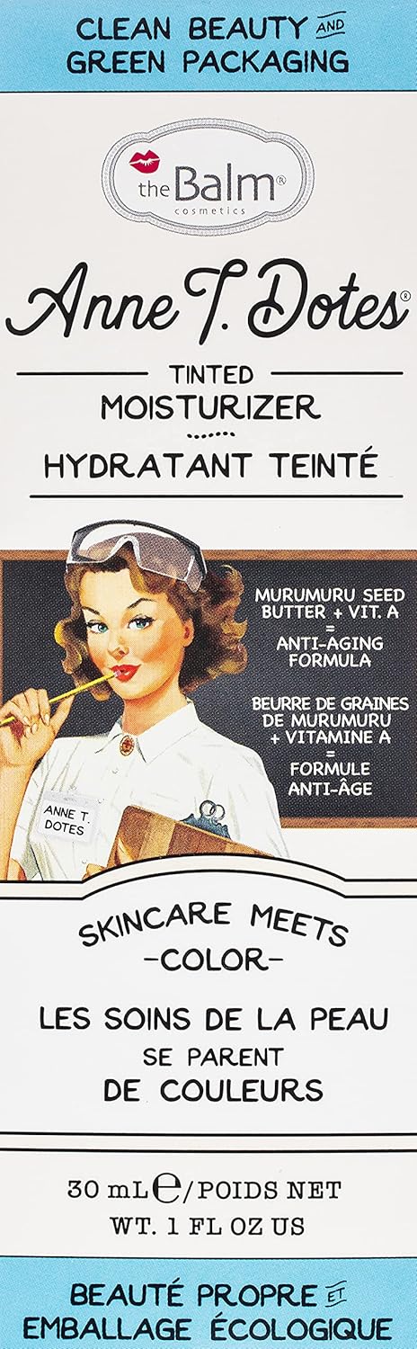 theBalm Anne T. Dotes Tinted Moisturizer, 10 (Very Fair Skin), 1 fl. oz., 7168