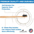 Set 4 rebEarth Bamboo Aesthetic Toothbrush Wood of | Ultra Soft Bristles | Black Charcoal Infused | American Brand |