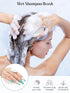 HEETA Scalp Scrubber, Hair Growth Massager with Soft Silicone Bristles, Upgraded Material for Wet Dry Hair Care, Beige
