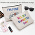 Diabetic Supplies Travel Bag Gifts Set, Funny Diabetes Glucose Meter Case Organizer with Blood Sugar Log Book and