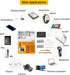 Upgraded All-in-One Magnetic Eyeglass Repair Kit, 12 Screwdriver Bits, Nose Pads, Screws, and Tweezer