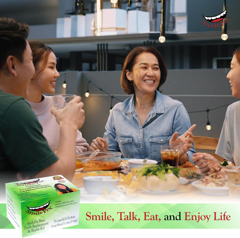 SmileFix Basic Dental Repair for Missing or Damaged Teeth - Fast & Easy Repairs - Durable Compound - Confident Smiles