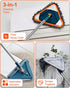 Wall Cleaner with Long Handle: 360° Rotatable Mop for Walls, Dust, Ceiling Fans, and Baseboards