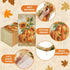 Homlouue 100 PCS Thanksgiving 3-Ply Disposable Paper Napkins for Fall Party, Pumpkin & Sunflower Design