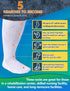 Powbrace 2 Pairs Wide Diabetic Socks for Men Women Plus Size,Lymphedema Socks for Swollen Feet and Ankles,Edema Loose