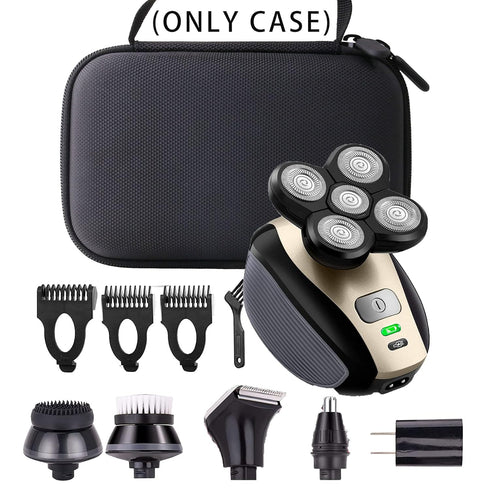 JINMEI Hard EVA Carrying Case for Skull Shaver Electric Pitbull Pro Razor, Big Storage Case