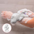 S&T INC. Back Scrubber for Shower, Exfoliating Body Scrubber or Bath Towel, Grey, 3 Pack