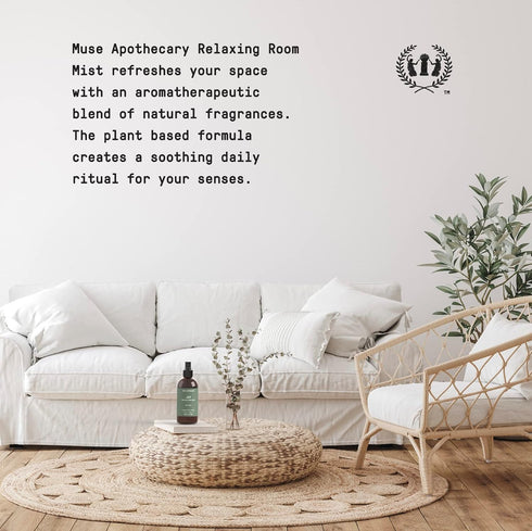 Muse Apothecary Room Ritual - Christmas Room Spray | Aromatic Relaxing Mist | Infused with Essential Oils - 8 oz, Warm