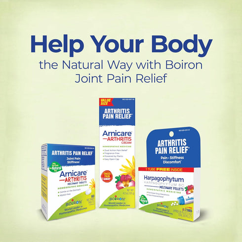 Boiron Arnicare Arthritis Cream - Pain Relief for Knees, Hands, Wrists, Joints & Muscles, Quickly Absorbed, 5 oz