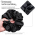 Oversized Satin Hair Scrunchies - 6 Pieces 7.2 Inch Elastic Silk Hair Bands, Large Ponytail Holders for Women