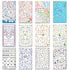 TailaiMei Summer Beach Nail Stickers - 1500+ Pcs Self-Adhesive DIY Nail Art Decals, Shark Nautical Turtle Design (12